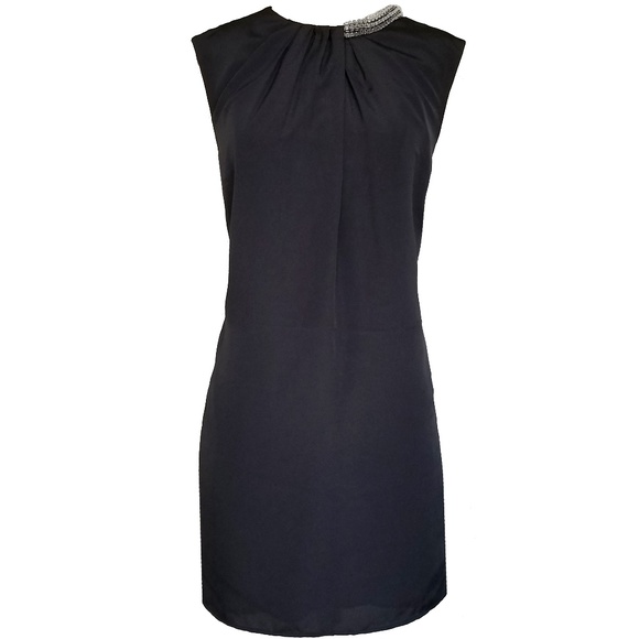 3.1 Phillip Lim Target Black Sheath Beaded Dress S - Picture 2 of 5